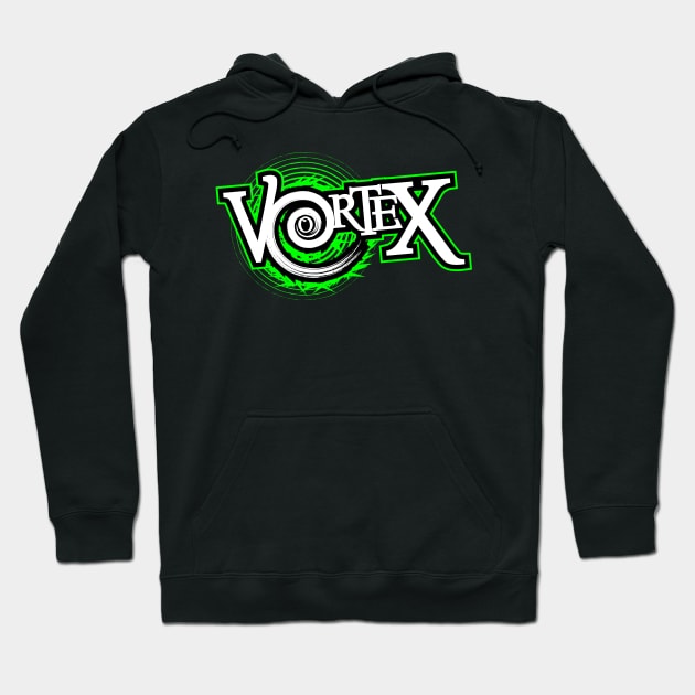 VORTEX NEON GREEN Hoodie by Mighty Mike Saga